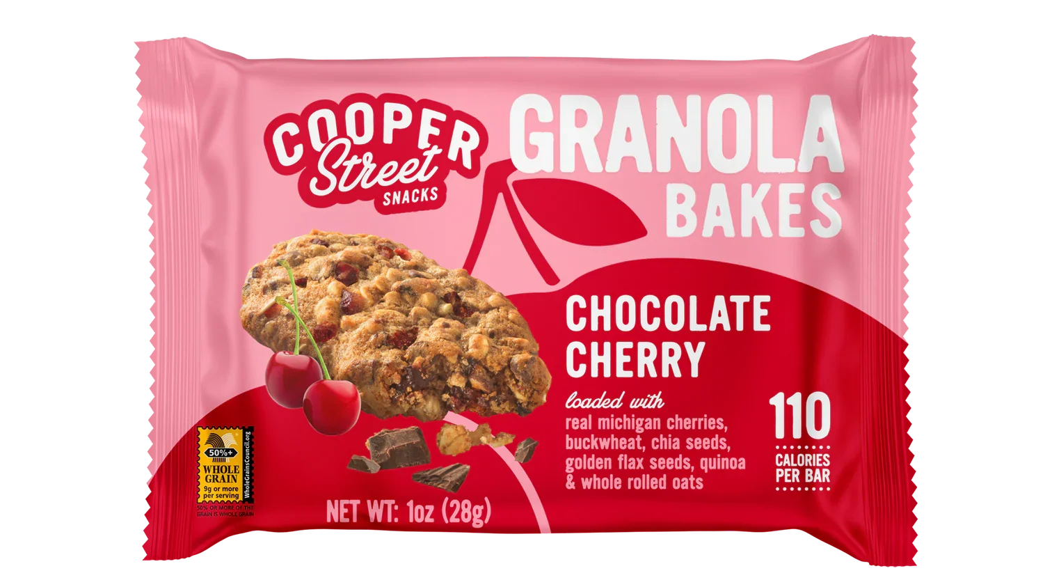 Cooper Street Chocolate Cherry Granola Bakes, 6 oz (Pack of 6)