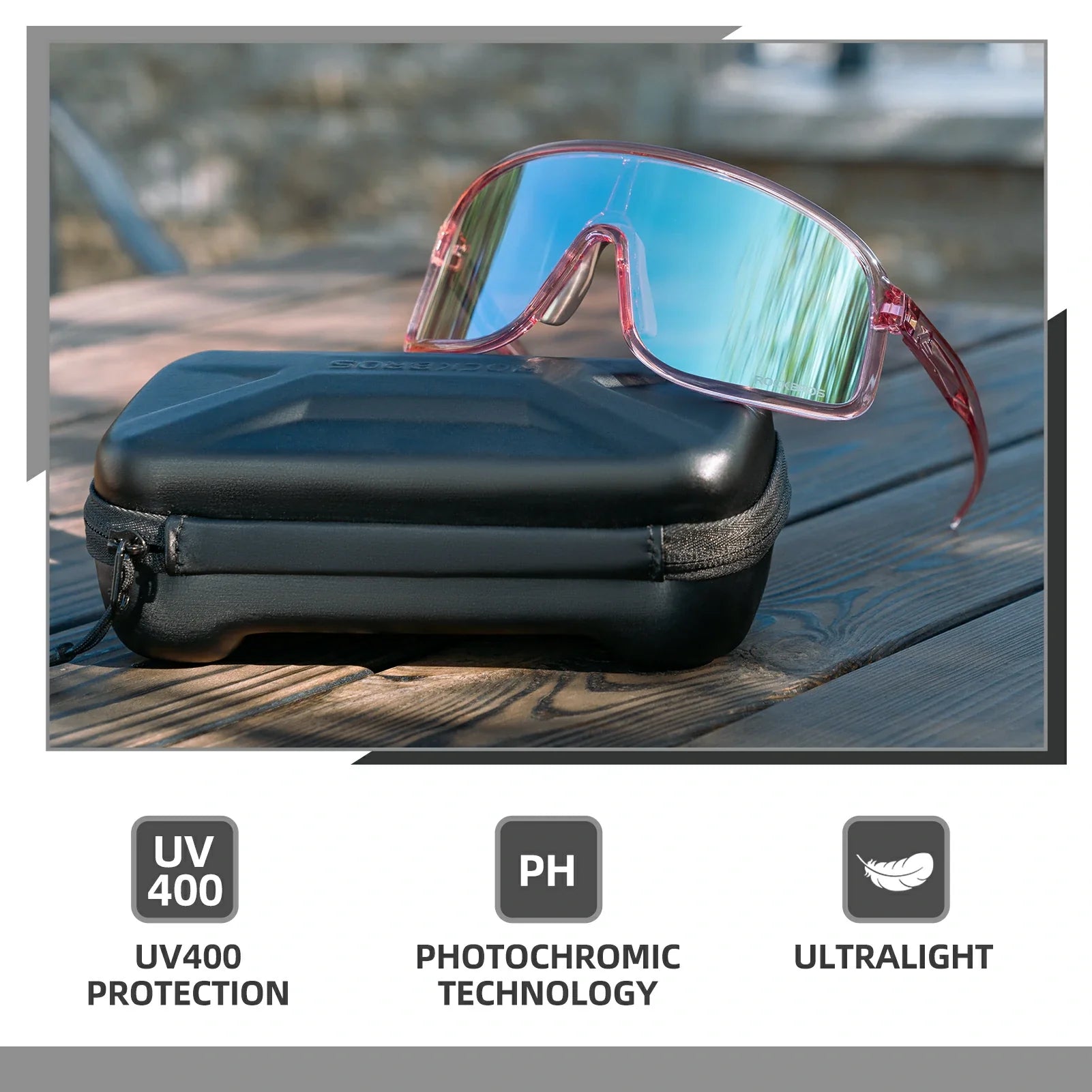Polarized Photochromic Cycling Sunglasses