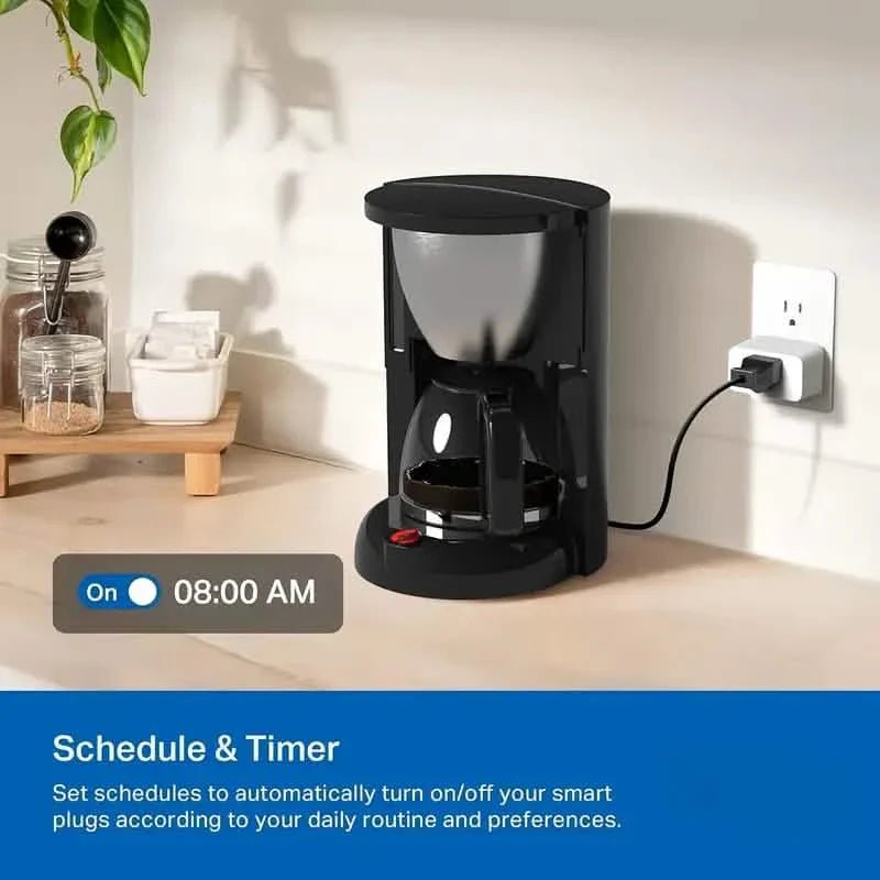 2 - Pack: WiFi Smart Plug – 15A, Timer & App Control, Works with Alexa & Google Home - PhishStones Products