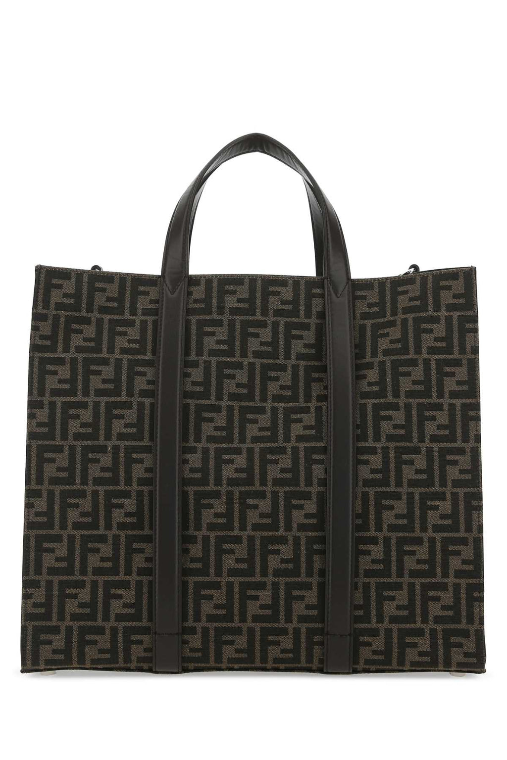 Fendi Men Embroidered Canvas Shopping Bag