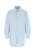 Bottega Veneta Women Embroidered Cotton Oversize Shirt