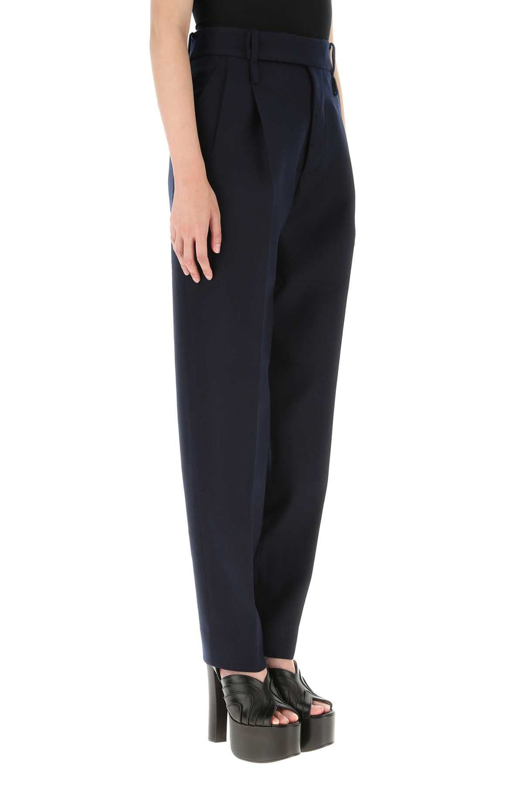 Gucci Women Midnight Blue Cashmere Pant