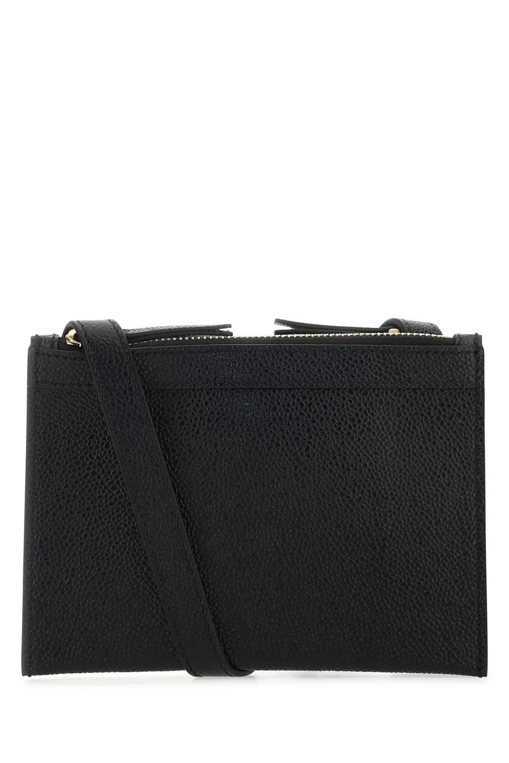 Thom Browne Women Black Leather Mini Document Holder