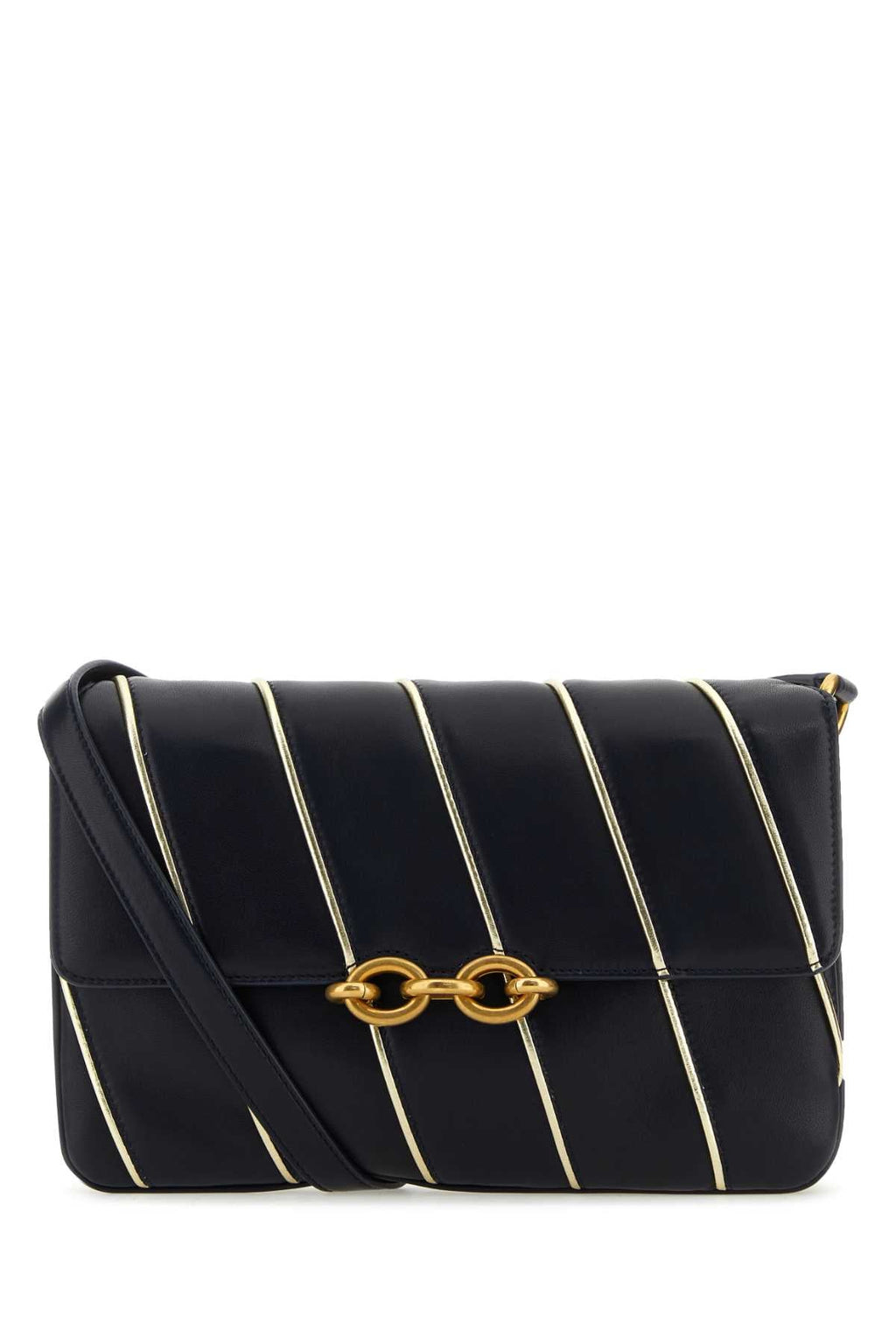 Saint Laurent Women Two-Tone Leather Le Maillon Shoulder Bag