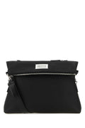 Maison Margiela Men Black Leather Crossbody Bag
