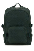 Burberry Men Bottle Green Nylon Blend Check Backpack