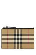 Burberry Men Printed Canvas Card Holder