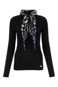 Burberry Women Black Viscose Blend Sweater