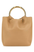 Valentino Garavani Women Beige Leather Bucket Bag