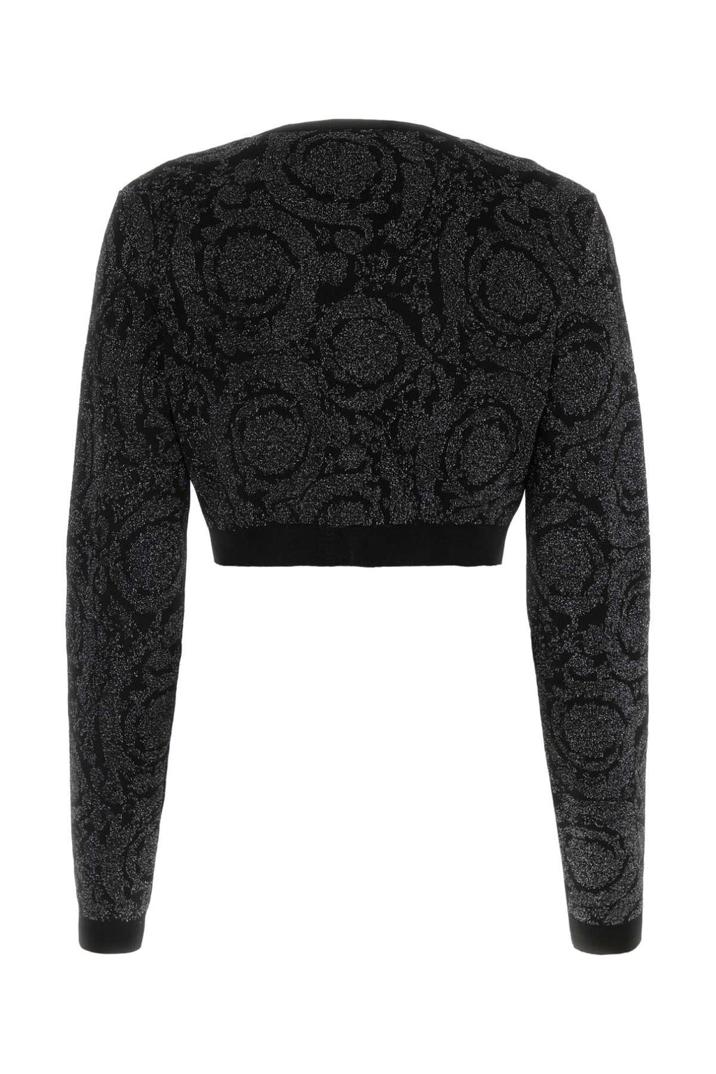 Versace Women Embroidered Stretch Viscose Blend Cardigan