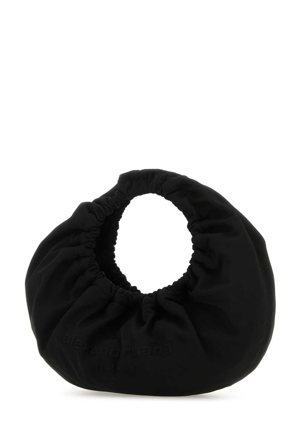 Alexander Wang Women Black Fabric Crescent Small Handbag