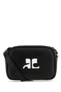 Courreges Women Black Leather Reedition Shoulder Bag