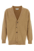 Maison Margiela Men Cappuccino Wool Cardigan