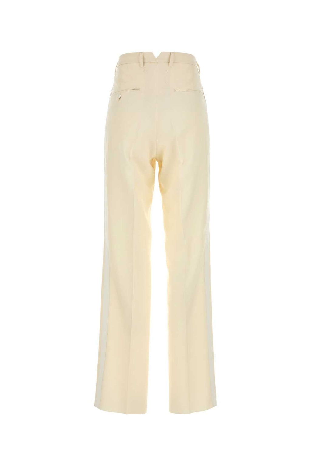 Maison Margiela Women Cream Mohair Blend Pant