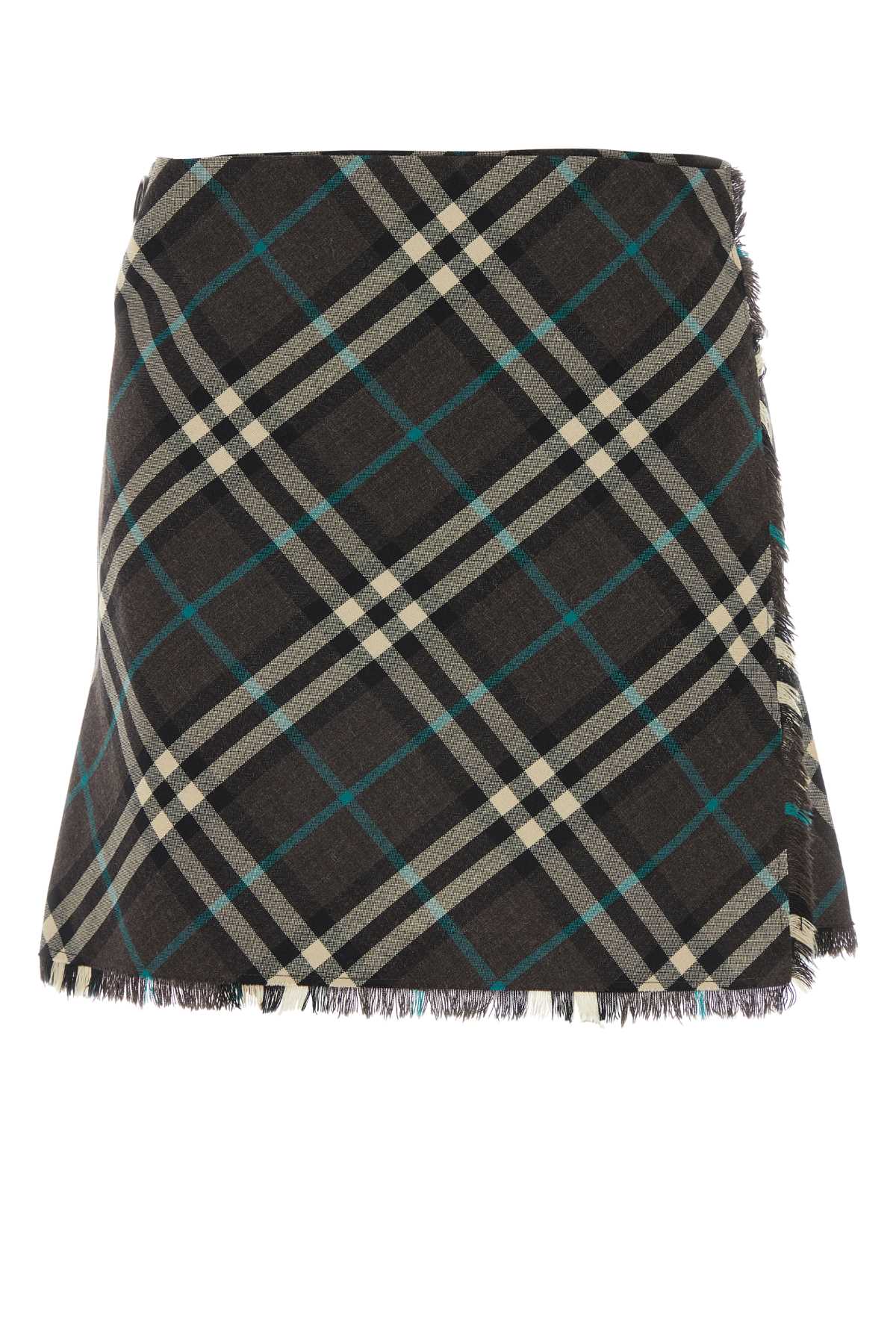 Burberry Women Embroidered Polyester Blend Mini Skirt