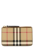 Burberry Women Printed E-Canvas Card Holder