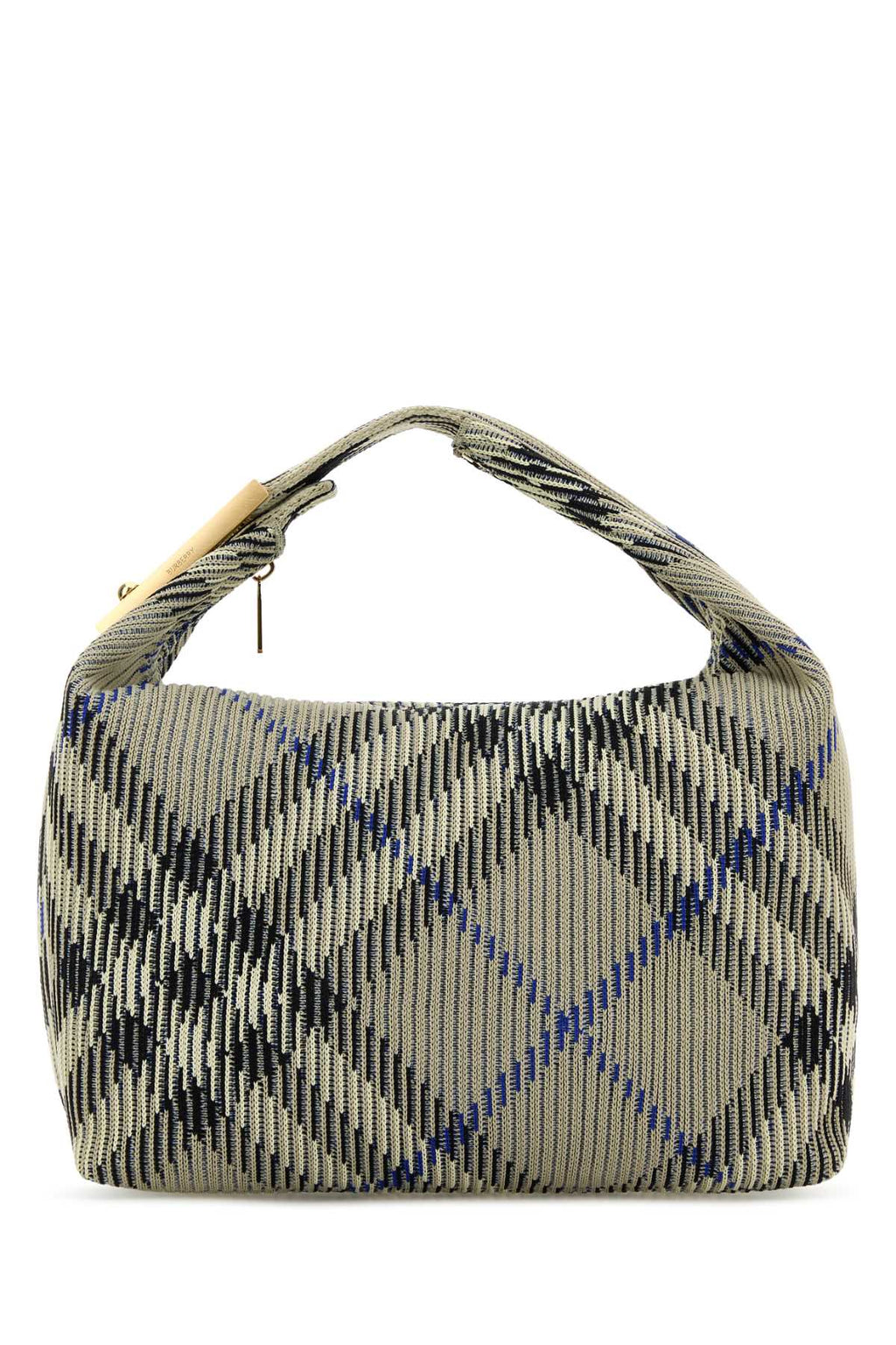 Burberry Women Embroidered Nylon Medium Peg Handbag