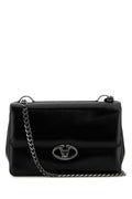 Valentino Garavani Women Black Leather Medium Vlogo Shoulder Bag