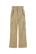 Bottega Veneta Women Cappuccino Cotton Blend Cargo Pant
