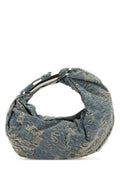Diesel Women Denim Grab-D Hobo Shopping Bag