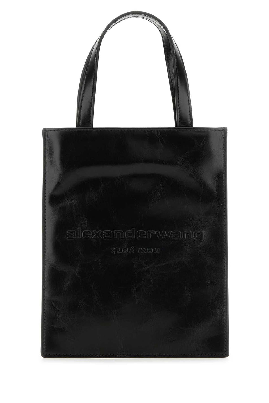 Alexander Wang Women Black Leather Small Pinch Handbag