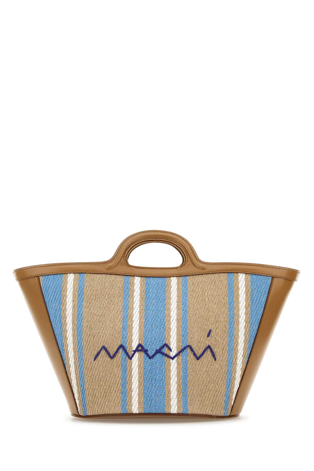 Marni Women Embroidered Canvas Tropicalia Bucket Bag