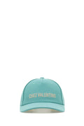 Valentino Garavani Men Light Blue Cotton Baseball Cap