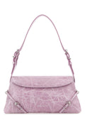 Givenchy Women Lilac Leather Pâ€™Tit Voyou Shoulder Bag