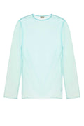 Dries Van Noten Men Light Blue Organza Camille Top