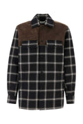 Alexander Mcqueen Men Embroidered Cotton Shirt