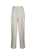 Toteme Women Double-Pleat Straight Trousers