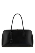 Saint Laurent Women Black Leather Shopping Bag