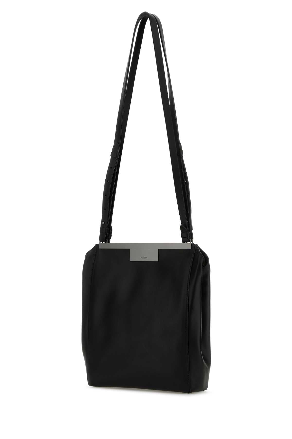 Max Mara Women Black Leather Mmsummer Shoulder Bag