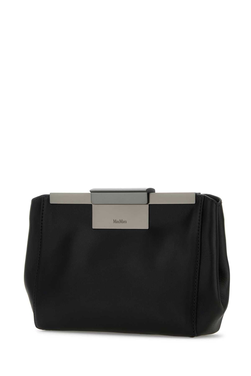 Max Mara Women Black Leather Belt Bag