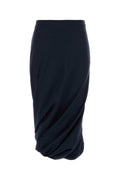 Balenciaga Women Embroidered Wool Skirt