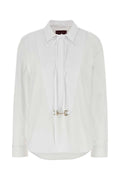 Gucci Women White Poplin Shirt