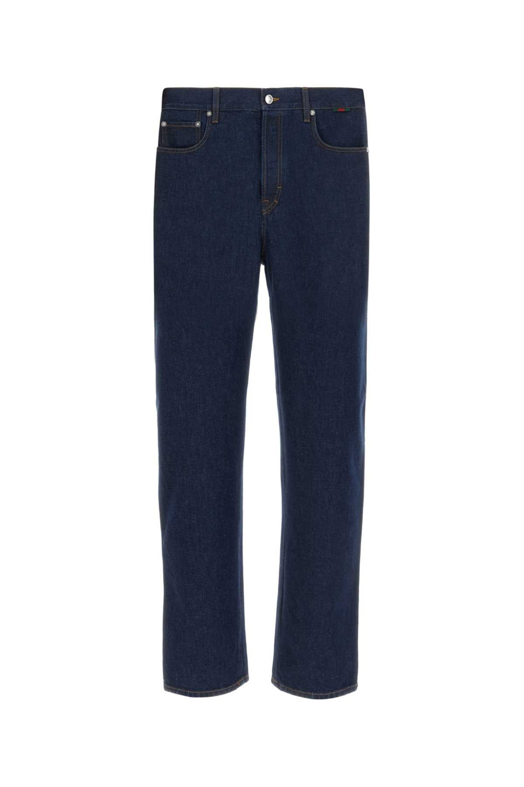 Gucci Men Dark Blue Denim Jeans