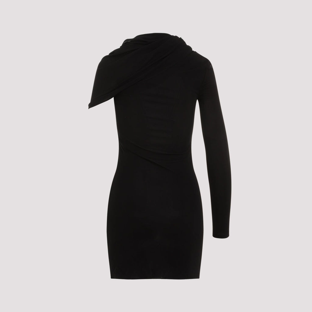 Saint Laurent Viscose Mini Dress Women