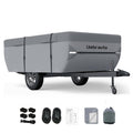 Umbrauto Pop Up Folding Camper Cover Upgraded 7 Layers Top 3 Layers Side,Grey
