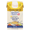 Kitchen Basics Chicken Stock NSA (No Salt Added) - 8.25 oz  (Pack of 12)