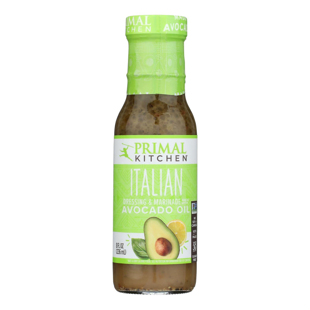 Primal Kitchen Italian Vinaigrette with Avocado Oil, 8 FL OZ, Pack of 6