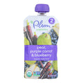 Plum Organics Stage 2 Baby Food, Blueberry, Pear & Carrot, 4 oz Pouches, 12 Count