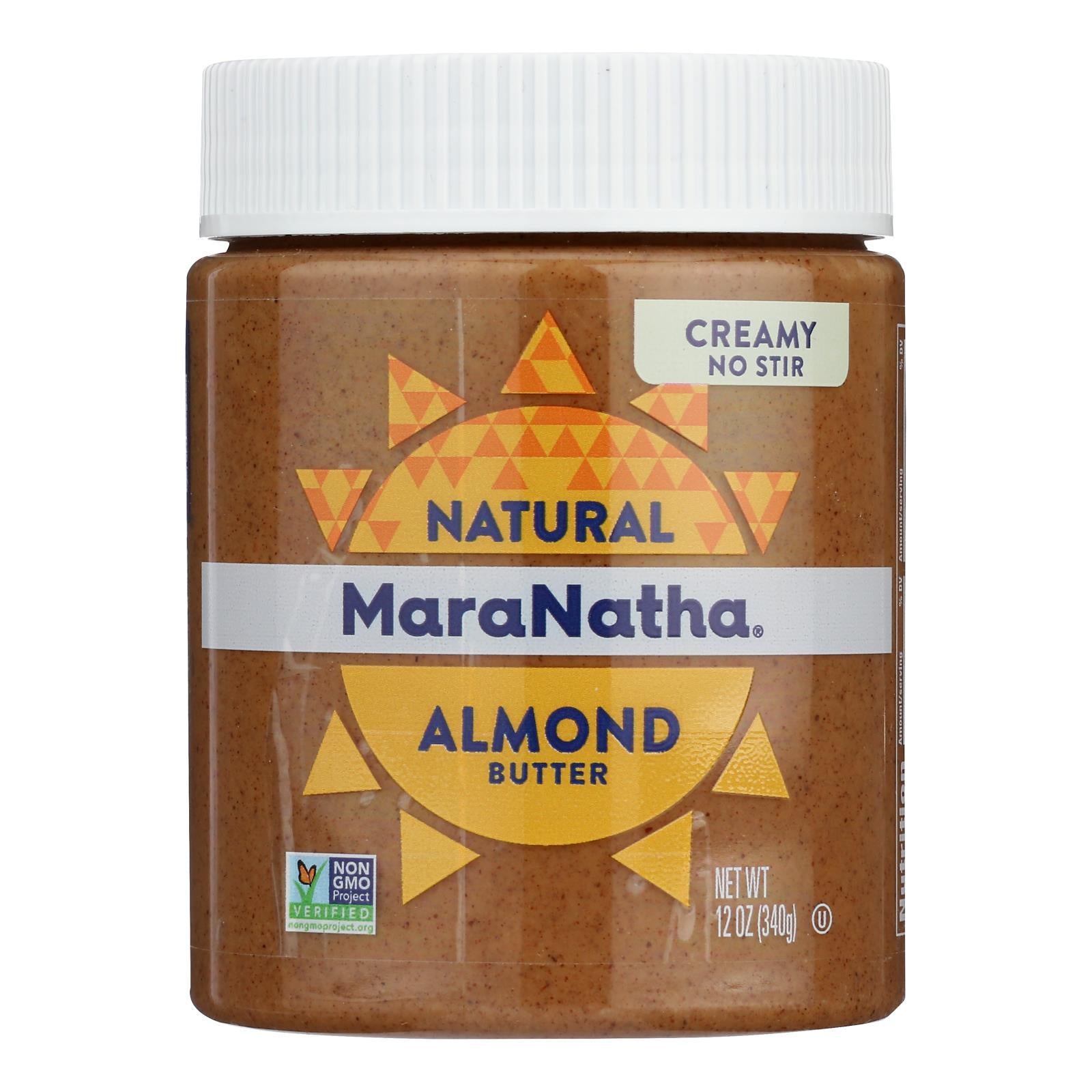 Maranatha Almond Butter - Creamy No Stir, 12 oz  (Pack of 6)