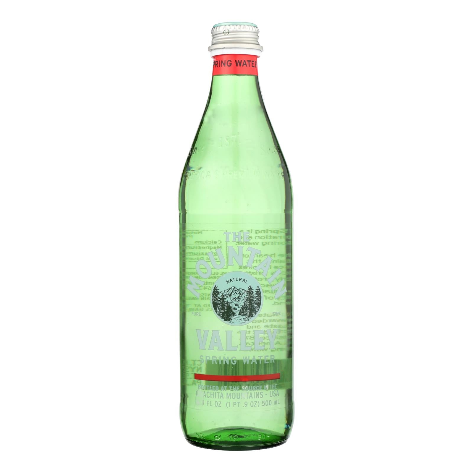 Mountain Valley Spring Water, 16.9 FL OZ, Case of 12, Pure Natural Hydration