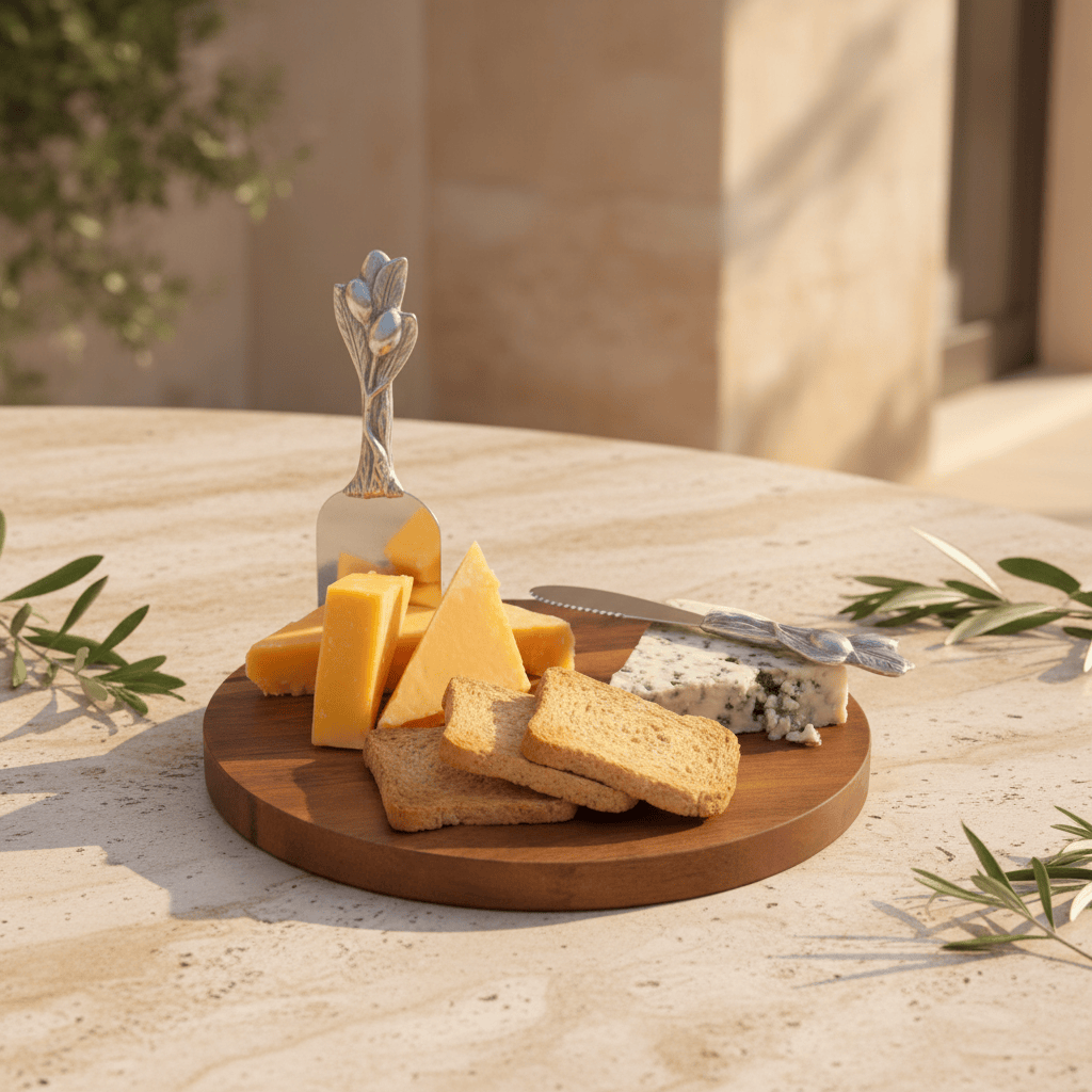Olive Cheese Tool Set