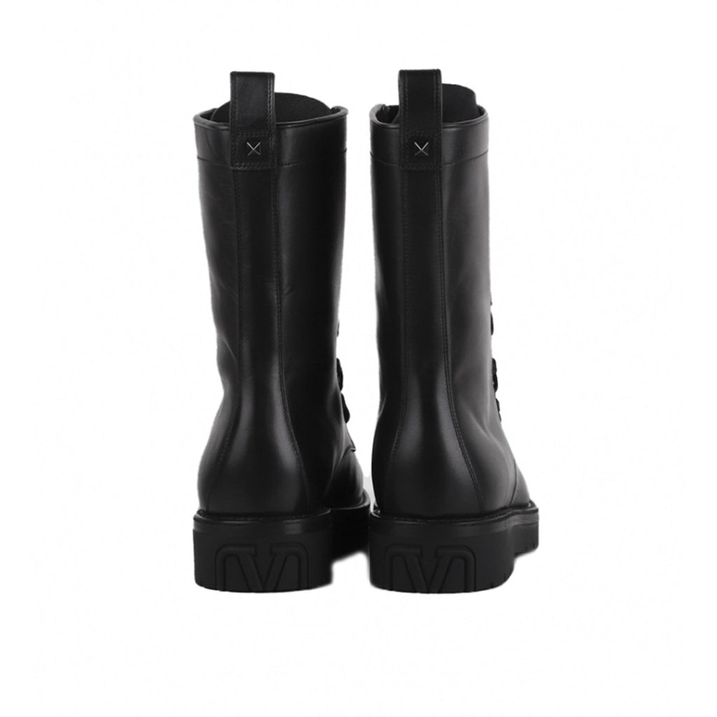 Valentino Garavani Valentino Garavani Combat Leather Boots