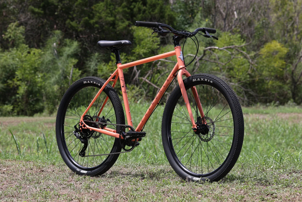 Fairdale Weekender Archer 27.5″ Complete Cruiser Bike - Matte Coral Red