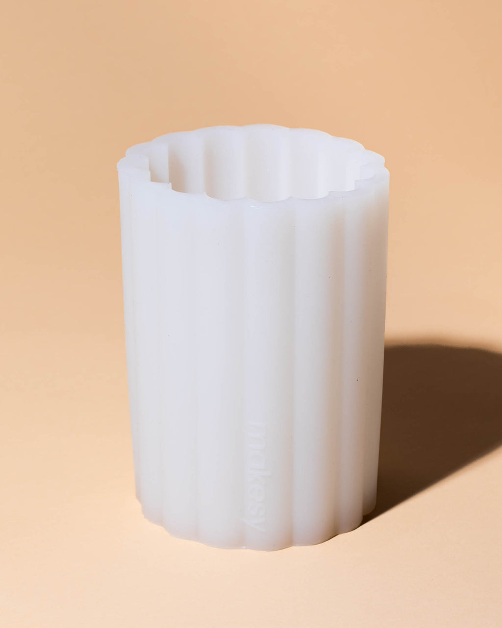 super silicone pillar mold - fluted