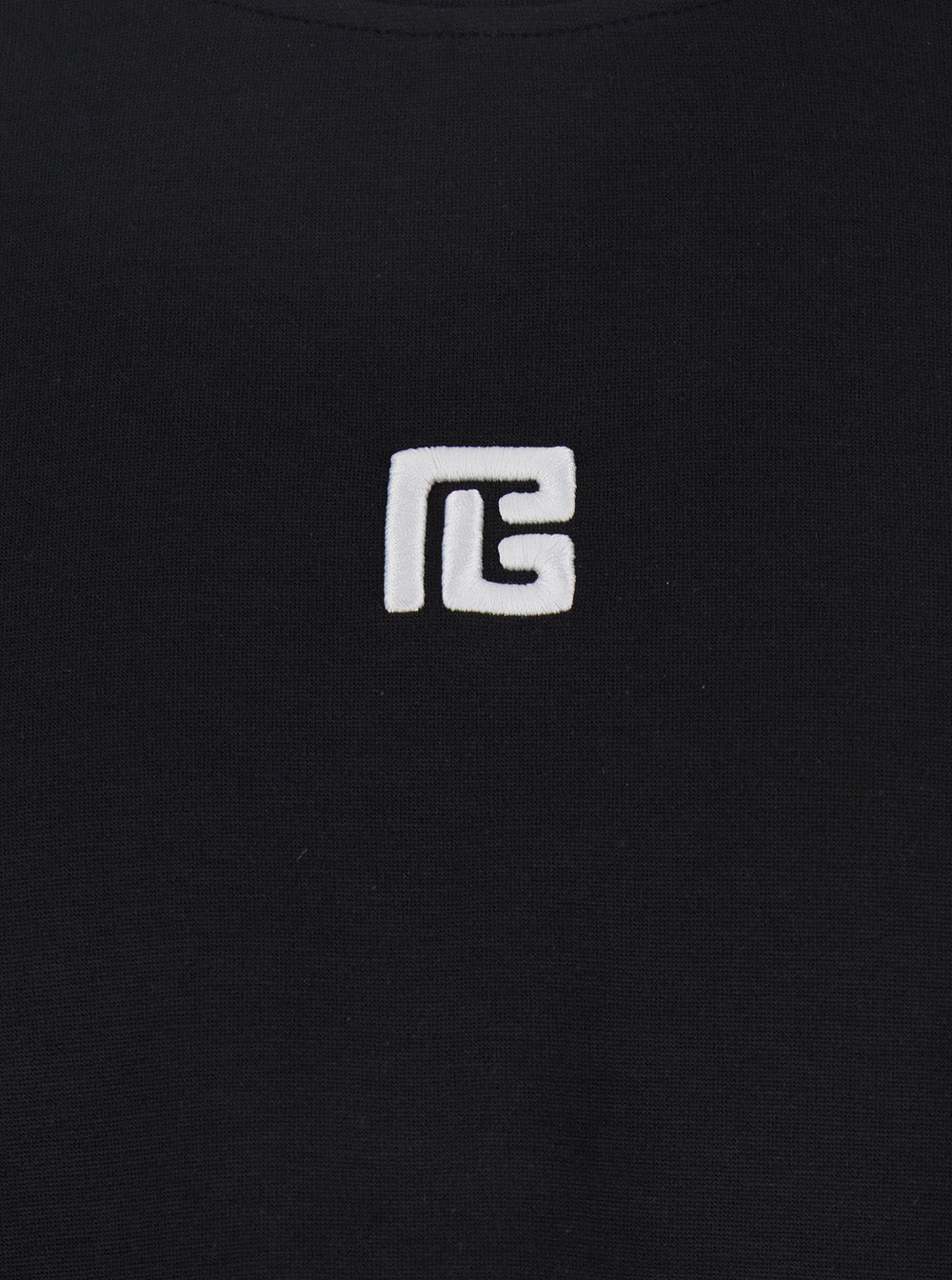 Balmain Men Black Crewneck T-Shirt With Logo Print On The Front In Cotton Man
