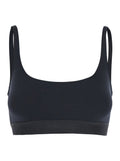 Tom Ford Women Top Bralette 'Brj016jex166l' With Wide Neckline And Logo Lettering On The Front In Black Stretch Modal For Women
